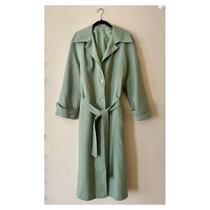 Vintage Trench Coat Mint Color